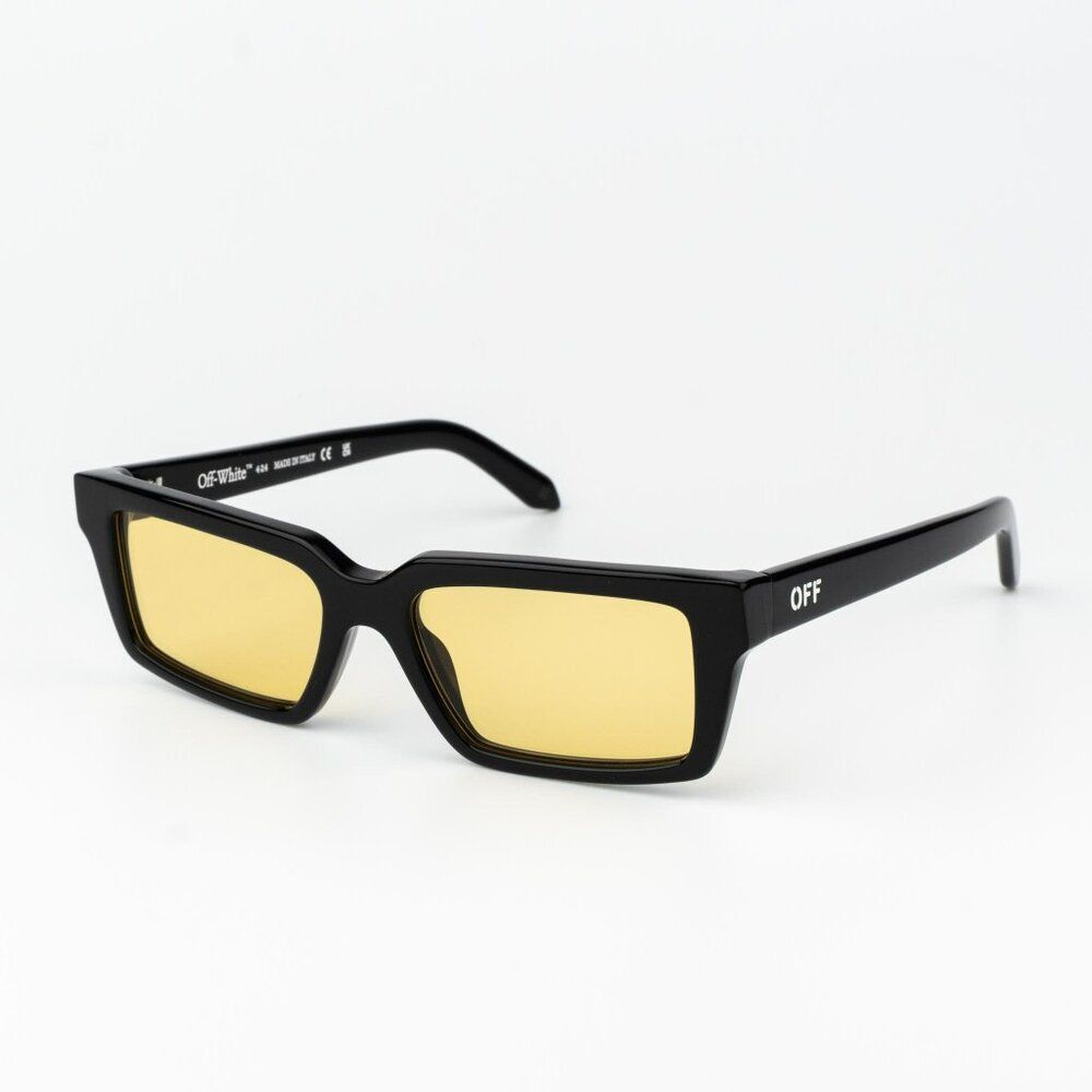 Off-White WARREN Women Sunglasses Black Yellow Square OERI13A WARREN 1018